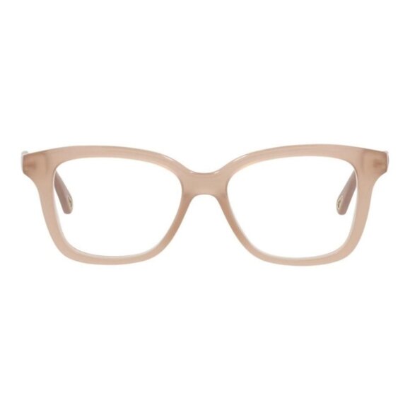 Chloé Womens Square/Rectangle Nude Nude Transparent Fashion Designer Eyewear - Picture 1 of 4